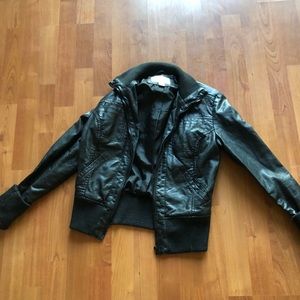 Xhilleration leather jacket